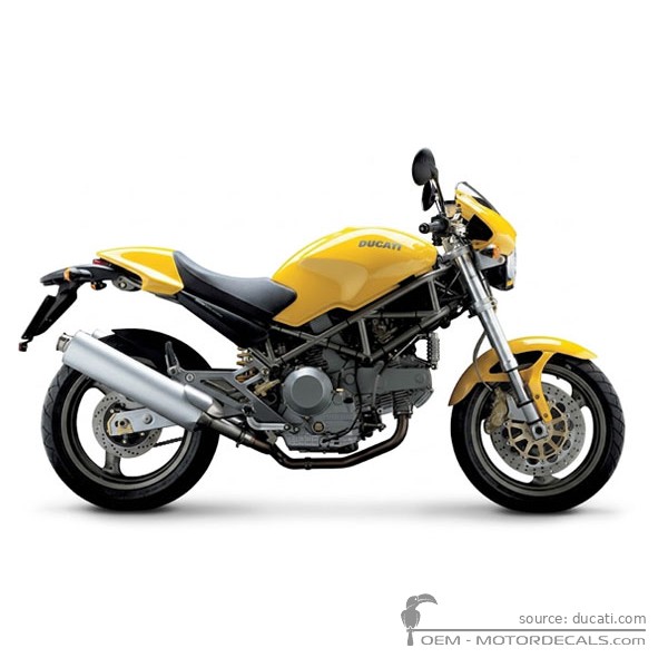 Naklejki do Ducati MONSTER 620 I.E. 2002 • Ducati Naklejki OEM