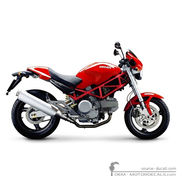 Adesivi per Ducati MONSTER 620 S I.E. 2005 • Ducati Adesivi OEM