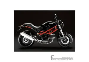 Adesivi per Ducati MONSTER 695 2007 • Ducati Adesivi OEM