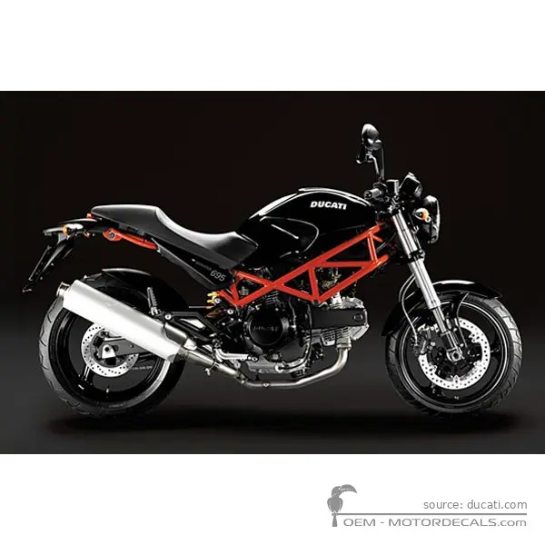Ducati MONSTER 695 2007 - Ducati Black