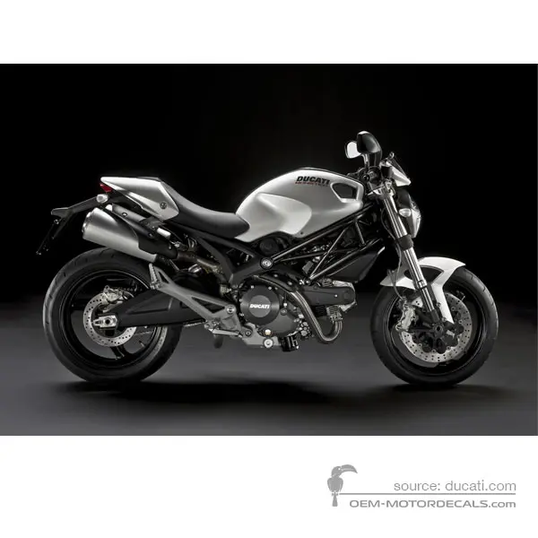 Ducati MONSTER 696 2010 - Bianco - Artic White
