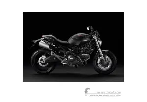Naklejki do Ducati MONSTER 696 2012 - Czarny • Ducati Naklejki OEM