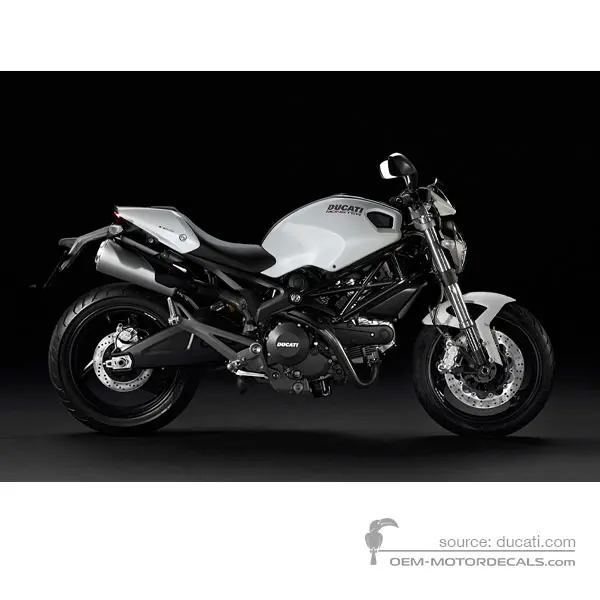 Ducati MONSTER 696 2013 - Bianco - Artic White