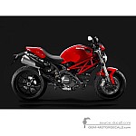 Ducati MONSTER 696 2014 - Rojo