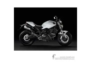 Aufkleber für Ducati MONSTER 696 2014 - Weiss • Ducati OEM-Aufkleber