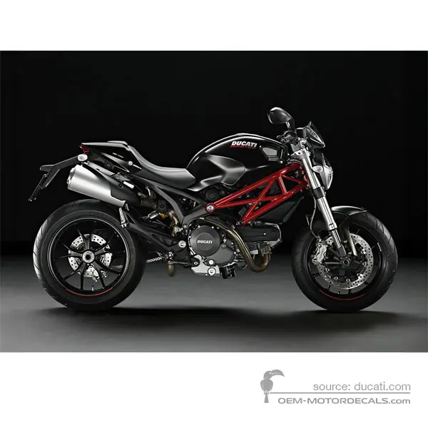Ducati MONSTER 796 2011 - Schwarz - Diamond Black Silk