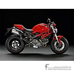 Ducati MONSTER 796 2012 - Rood