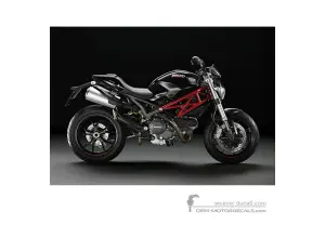 Aufkleber für Ducati MONSTER 796 2013 - Schwarz • Ducati OEM-Aufkleber
