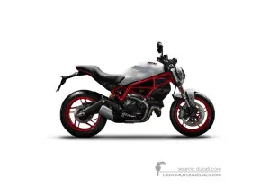 Decals for Ducati MONSTER 797 2017 - White • Ducati OEM Decals