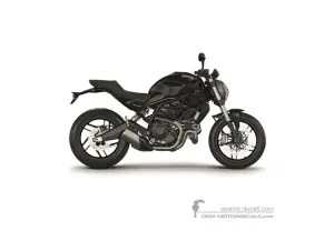 Stickers voor Ducati MONSTER 797 2018 - Donkergrijs • Ducati OEM Stickers