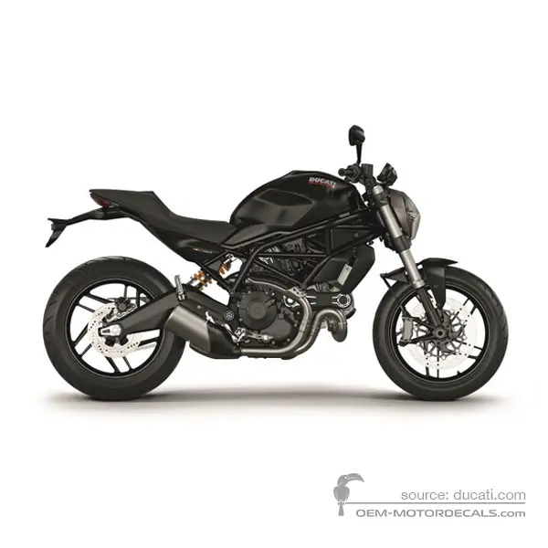 Ducati MONSTER 797 2018 - Dunkelgrau - Dark Stealth