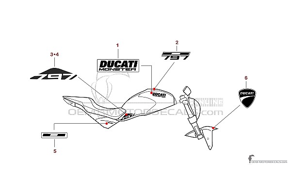 Ducati MONSTER 797 2020 - White