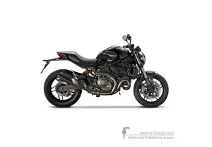 Pegatinas para Ducati MONSTER 821 2015 - Gris oscuro • Ducati Pegatinas OEM