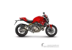 Decals for Ducati MONSTER 821 2015 - Red • Ducati OEM Decals