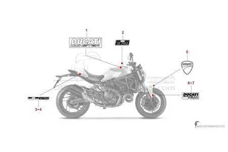 Ducati MONSTER 821 2016 - White