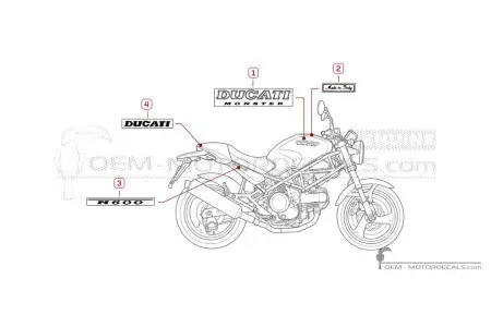 Ducati MONSTER M600 1996
