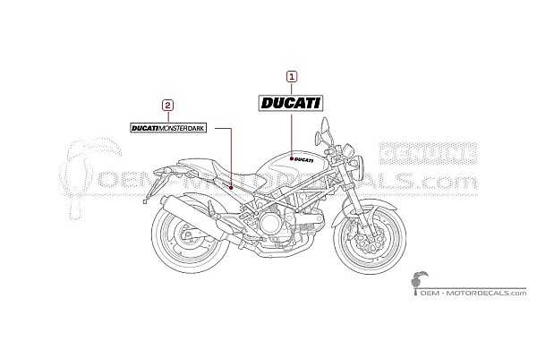 Ducati MONSTER M600 Dark 1998