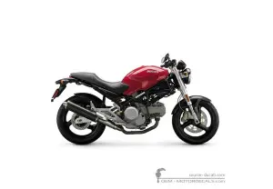Adesivi per Ducati MONSTER M600 Metallic 2001 • Ducati Adesivi OEM