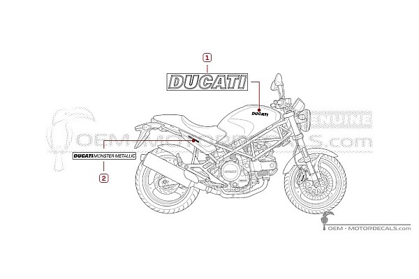 Ducati MONSTER M600 Metallic 2001