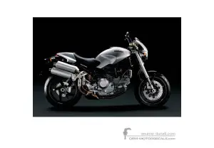 Autocollants pour Ducati MONSTER S2R 2005 - Argent • Ducati Autocollants OEM