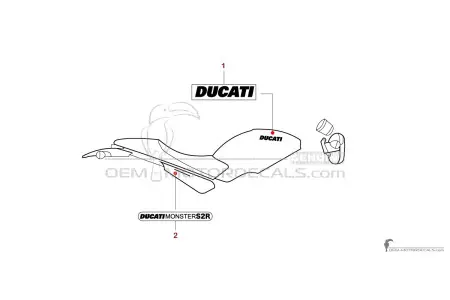 Ducati MONSTER S2R 2005 - Grigio scuro