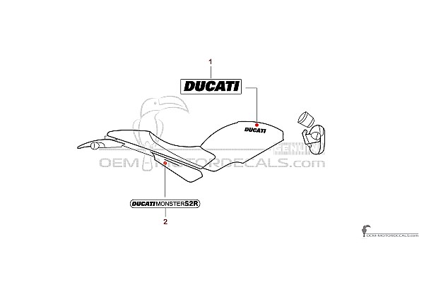 Ducati MONSTER S2R 2005 - Grigio scuro