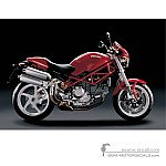 Ducati MONSTER S2R 2007 - Rood