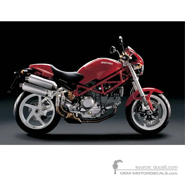 Ducati MONSTER S2R 2007 - Rouge - Ducati Red