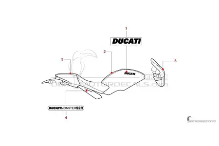 Ducati MONSTER S2R 2007 - Noir