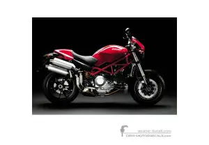 Autocollants pour Ducati MONSTER S4R 2007 - Rouge • Ducati Autocollants OEM