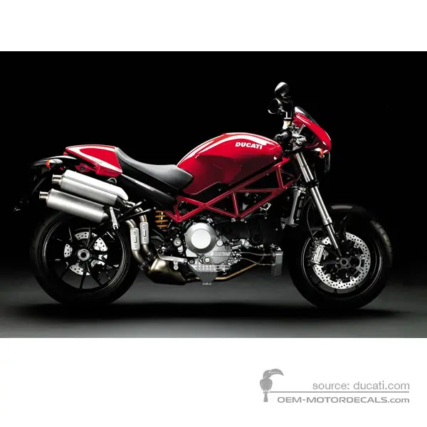 Ducati MONSTER S4R 2008 - Rood - Ducati Red
