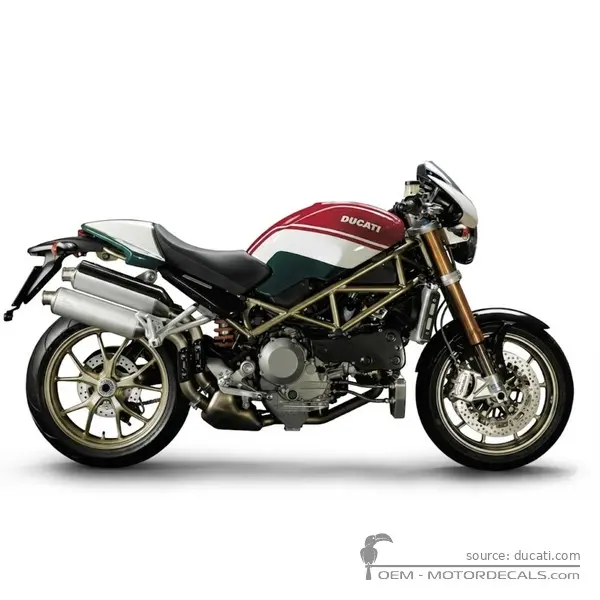 Ducati MONSTER S4R S4RS 2008 - Tricolore
