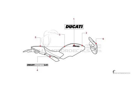 Ducati MONSTER S4R 2008 - Rouge