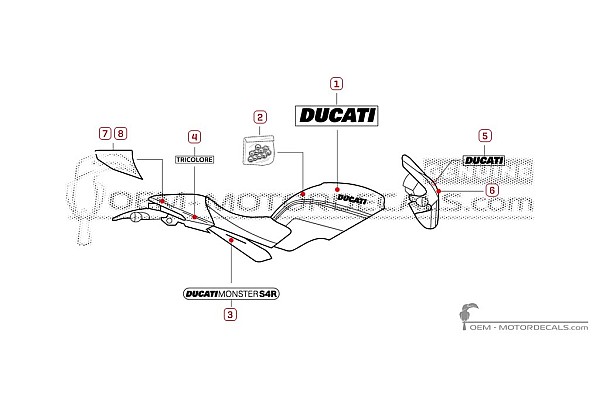 Ducati MONSTER S4R S4RS 2008