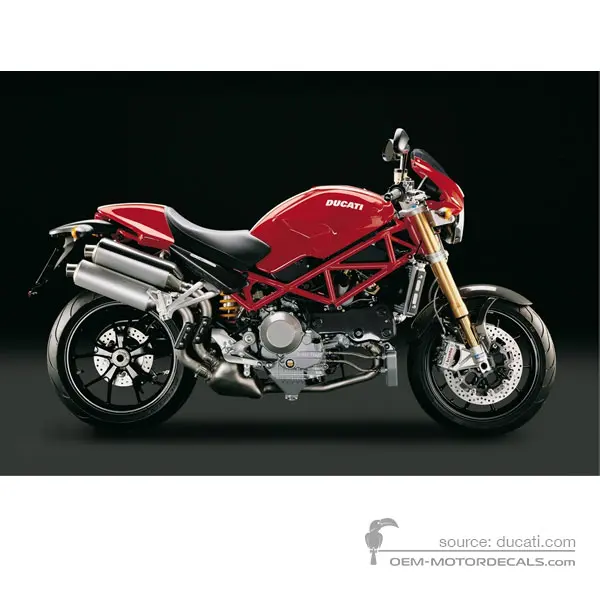 Ducati MONSTER S4RS 2006 - Rood - Ducati Red