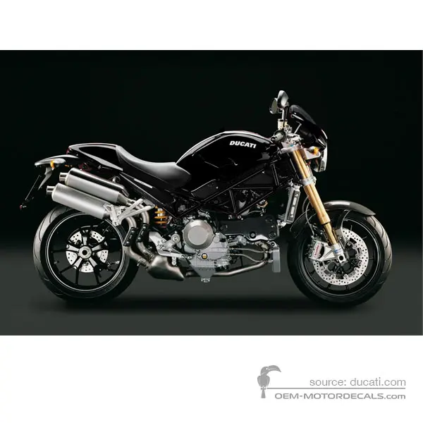 Ducati MONSTER S4RS 2007 - Zwart - Black