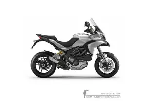 Aufkleber für Ducati MULTISTRADA 1200 S 2013 • Ducati OEM-Aufkleber