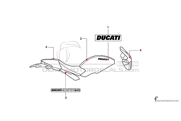 Ducati MONSTER S4R 2003 - Blue