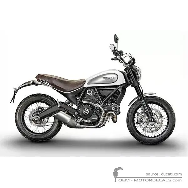 Ducati SCRAMBLER Classic 2017 - Sugar White