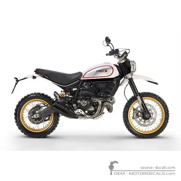 Ducati SCRAMBLER Desert Sled 2017 - White Mirage