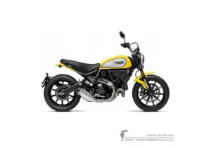 Stickers voor Ducati SCRAMBLER Icon 2018 • Ducati OEM Stickers