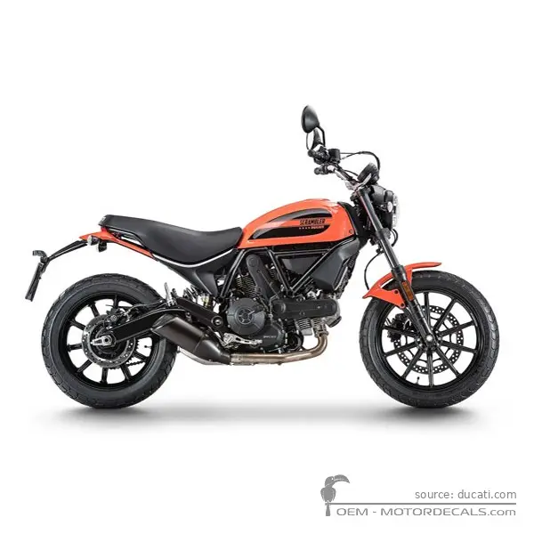 Ducati SCRAMBLER Sixty2 2018 - Atomic Tangerine Orange