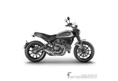 Aufkleber für Ducati SCRAMBLER Street Classic 2018 • Ducati OEM-Aufkleber