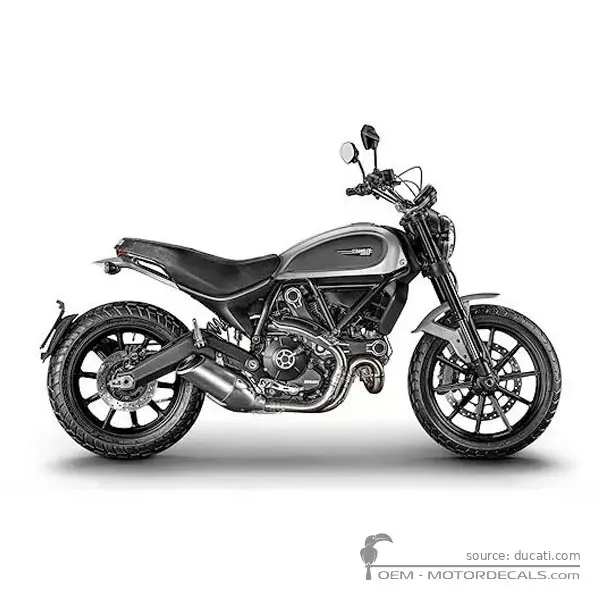 Ducati SCRAMBLER Street Classic 2018 - Volcano Grey