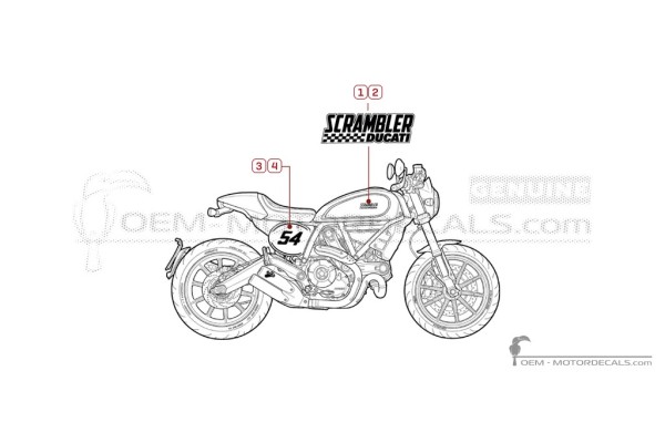 Ducati SCRAMBLER Cafe Racer 2018