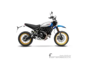 Stickers voor Ducati SCRAMBLER Desert Sled 2021 • Ducati OEM Stickers