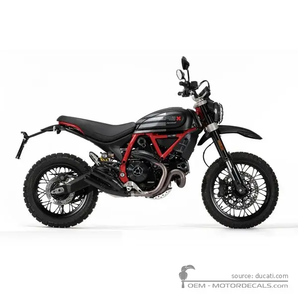 Ducati SCRAMBLER Desert Sled Fasthouse 2022 - Black / Grey Fasthouse Special Livery