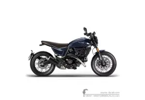 Stickers voor Ducati SCRAMBLER Nightshift 2024 • Ducati OEM Stickers