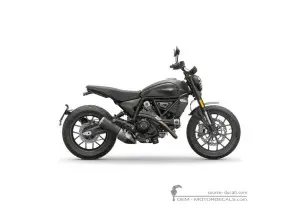 Stickers voor Ducati SCRAMBLER Icon Dark 2025 • Ducati OEM Stickers