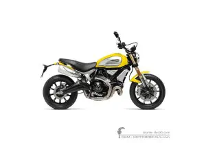 Adesivi per Ducati SCRAMBLER 1100 2018 • Ducati Adesivi OEM